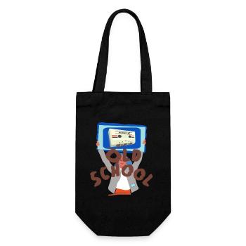 Musique oldschool - Sac à bouteille - noir - Devant