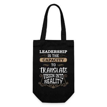 Work Career Supervisor Office Humor - Gift Bag for Bottles - black - Front