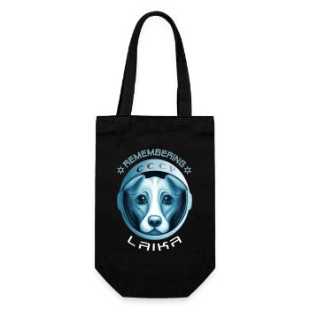Laika - Gift Bag for Bottles - black - Front