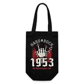 Jahrgang 1953 Musikerfest 70-jähriges Jubiläum - Geschenkbeutel für Flaschen - Schwarz - Vorne