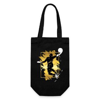 Basketball Basketball Player Dunking Gold Splash - Gift Bag for Bottles - black - Front