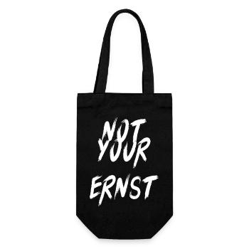 Not Your ERNST - Gift Bag for Bottles - black - Front