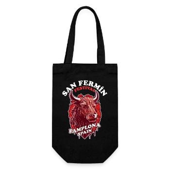 San Fermin Festival Pamplona - Feria de Pampelune - Gift Bag for Bottles - black - Front
