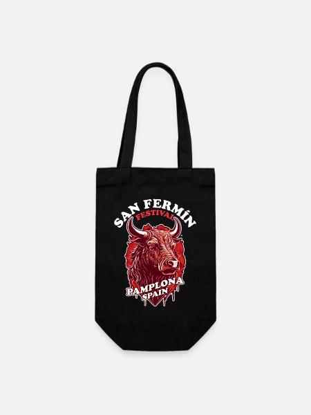San Fermin Festival Pamplona - Feria de Pampelune - Gift Bag for Bottles - black