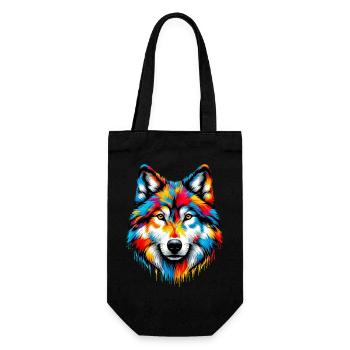 Loup - Sac à bouteille - noir - Devant