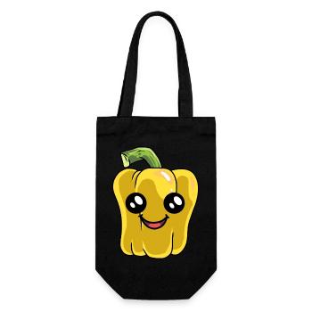 Peppers, Vegetables, Cuisine, Vegetarian, Cooking, Hobby Chef - Gift Bag for Bottles - black - Front