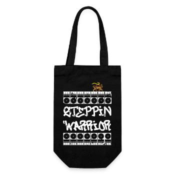 Steppin Warrior - Gift Bag for Bottles - black - Front