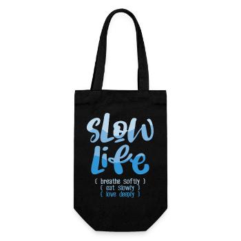Slow Life 2 - Sac à bouteille - noir - Devant