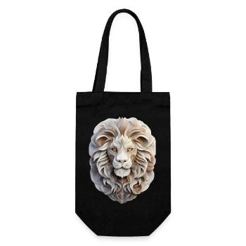 Zodiac sign Leo - Gift Bag for Bottles - black - Front