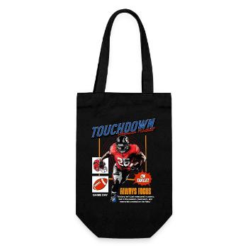 Joueur de football américain États-Unis America Sports Splash - Sac à bouteille - noir - Devant