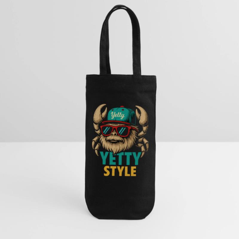 Graphisme Yeti Style Yetty Sac à bouteille