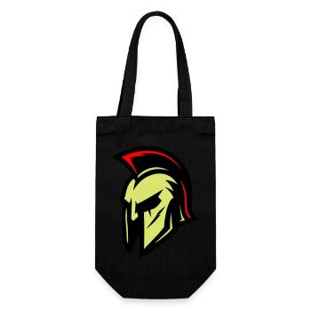 Gladiator Helmet Sparta - Gift Bag for Bottles - black - Front