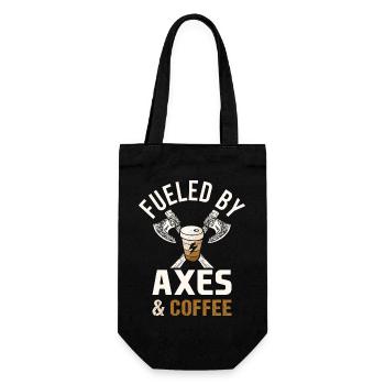 Mythologie viking Valhalla guerrier hache dictons - Sac à bouteille - noir - Devant