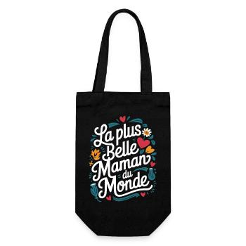 La plus belle Maman du Monde - Sac à bouteille - noir - Devant