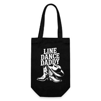 Line Dance Daddy Boots - Gift Bag for Bottles - black - Front