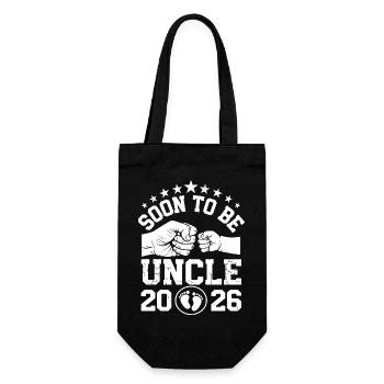 Annonce du nouveau bébé bientôt de l’oncle 2026 - Sac à bouteille - noir - Devant