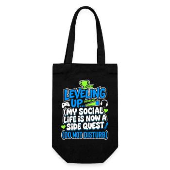 Faire monter de niveau ma vie sociale, joueur - Sac à bouteille - noir - Devant