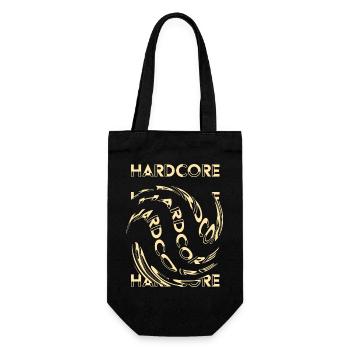 Hardcore Techno Rave Outfit - Festival Gabber - Sac à bouteille - noir - Devant