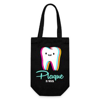 dentiste - Sac à bouteille - noir - Devant