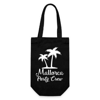Palmiers de l’équipe de fête de Majorque - Sac à bouteille - noir - Devant