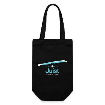 Juist | Design Map - Gift Bag for Bottles - black - Front