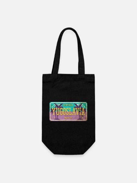 Signe vintage Yougoslavie - Sac à bouteille - noir