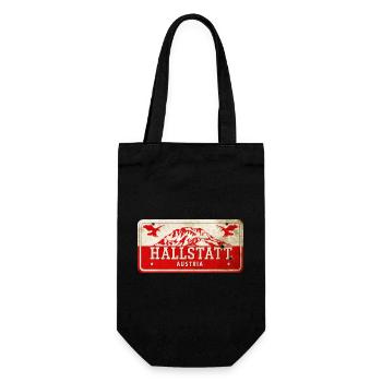Enseigne vintage autrichienne Hallstatt - Sac à bouteille - noir - Devant