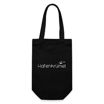 Hafenkrümel - Geschenkbeutel für Flaschen - Schwarz - Vorne