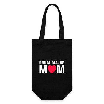 Drum Major Mom - Marching Band - Gift Bag for Bottles - black - Front