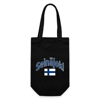 Drapeau finlandais de Seinäjoki - Sac à bouteille - noir - Devant