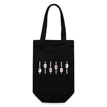 1991Anniversaire anniversaire Ingénieur du son DJ Disco - Sac à bouteille - noir - Devant