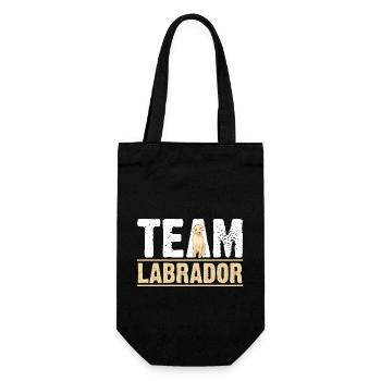 Chien Labrador - Sac à bouteille - noir - Devant
