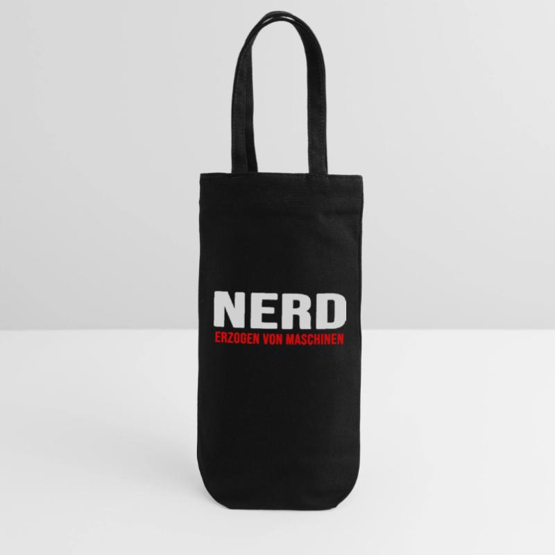 nerd coder server download online nerd-life gamer Geschenkbeutel für Flaschen