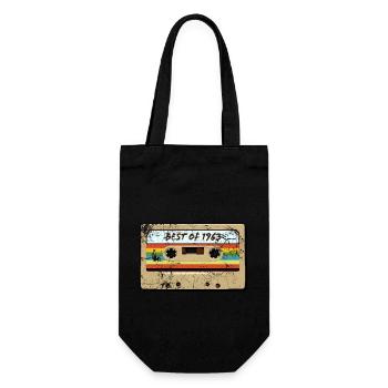 Best of 1963 - Geburtstag Vintage Kassette - Geschenkbeutel für Flaschen - Schwarz - Vorne