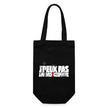 J'peux pas j'ai Mongolfière - Sac à bouteille - noir - Devant