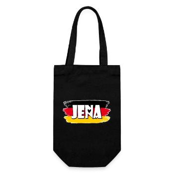 Flag of Jena, Germany - Gift Bag for Bottles - black - Front