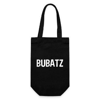 BUBATZ - Geschenkbeutel für Flaschen - Schwarz - Vorne
