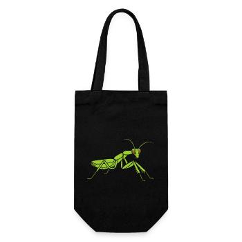 Mante religieuse - Sac à bouteille - noir - Devant
