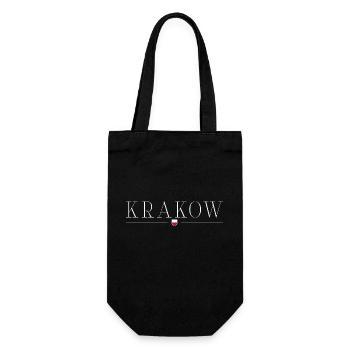 Krakow, Poland Style Design T-Shirt - Gift Bag for Bottles - black - Front