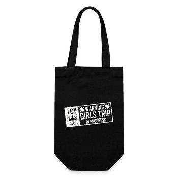 Attention Girls Trip en cours - Sac à bouteille - noir - Devant