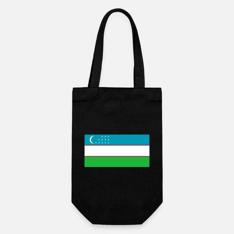 Uzbekistan - Gift Bag for Bottles - black