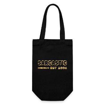Sarcastic 2006 - Geschenkbeutel für Flaschen - Schwarz - Vorne