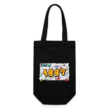 Rad since 1997 Street Art – 28 Years of Graffiti - Gift Bag for Bottles - black - Front