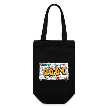Graffiti emblématique de 2001 – 24 ans d’énergie rebelle - Sac à bouteille - noir - Devant