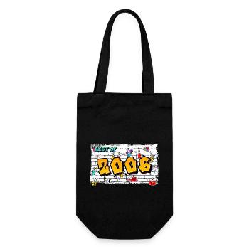 Best of 2006 Graffiti – 19 Years of aw Urban Cool - Gift Bag for Bottles - black - Front