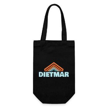 Dietmar - Geschenkbeutel für Flaschen - Schwarz - Vorne