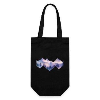 Montagnes Nature Randonnée - Sac à bouteille - noir - Devant