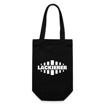 Geschenk für Lackierer - Geschenkbeutel für Flaschen - Schwarz - Vorne