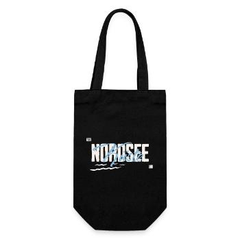 North Sea - Coast - Gift Bag for Bottles - black - Front