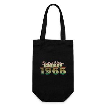 60th Birthday Limited Edition (SCR) 01/1966 - Gift Bag for Bottles - black - Front